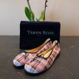 NEW! Taryn Rose Breck Plaid Pink Shoes Size 42.